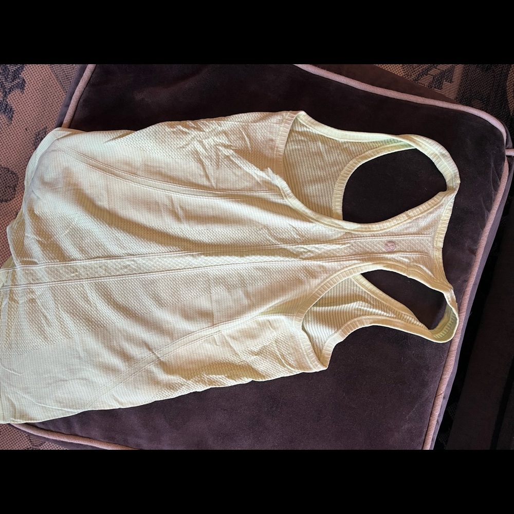 Neon yellow, Lulu tank, size 6